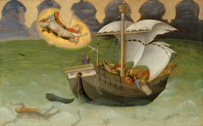Sankt Nikolaus räddar skeppet från stormen