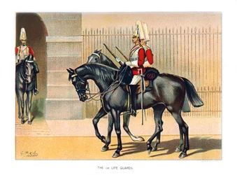 Första livgardet, c1890.