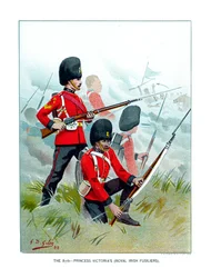 Den 87:e prinsessan Victorias Royal Irish Fusiliers, c1890.