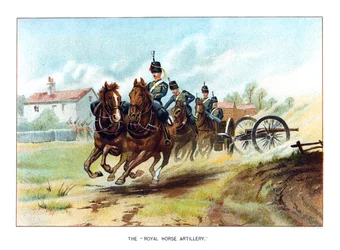 The Royal Horse Artillery, c1890.