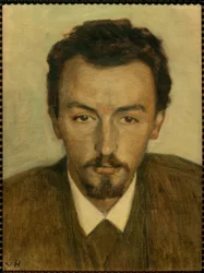 Porträtt av målaren Vilhelm Hammershoi