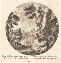 Apollo dödar pytonen