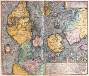 Danmark - i "Civitates Orbis Terrarum" av Georg Braun, Köln 1617