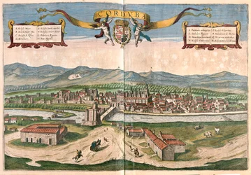 Fontainebleau, Frankrike - i "Civitates Orbis Terrarum" av Georg Braun, Köln 1617