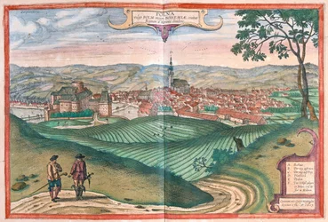Polna (Böhmen), Tjeckien - i "Civitates Orbis Terrarum" av Georg Braun, Köln 1617