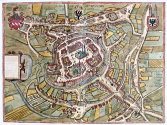 Swiebodzin, Polen - i "Civitates Orbis Terrarum" av Georg Braun, Köln 1617