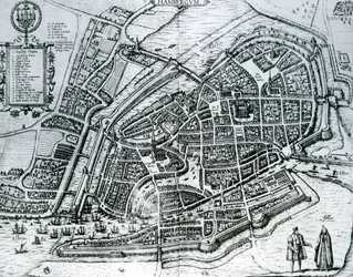 Karta över Hamburg, från "Cities of the World"