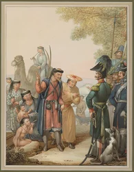 Kosacker och Kalmyks,