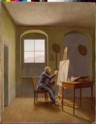 Caspar David Friedrich i sin ateljé