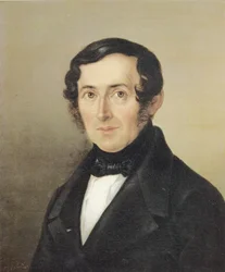 Tyska: Porträtt av Gottlob Ehrenfried Dietrich Porträtt av rektor Gottlob Ehrenfried Dietrich