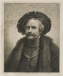 Porträtt av Rembrandt