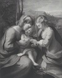 Saint Catherines mystiska äktenskap, ca. 1831.