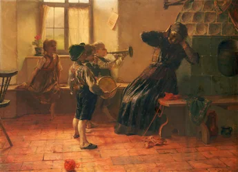 Konserten (olja på duk)