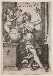 Astrologi, från serien "De fria konsterna", ca 1541 (gravyr)