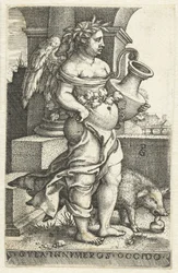 Frosseri (Gula) Gvla innvmeros occido (titel på objekt) Seven Deadly Sins (serietitel)