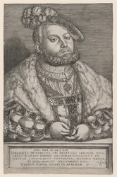 Porträtt av Johan Fredrik den Storsinte, kurfurste av Sachsen