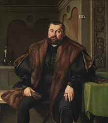 Porträtt av Sigismund Baldinger 1510-1558, 1545