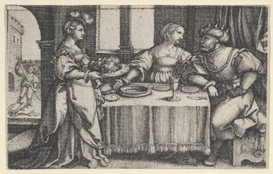 Salome med Johannes Döparens huvud.