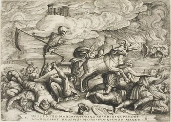 The Triumph of Death, tallrik fem från The Triumphs of Petrarch