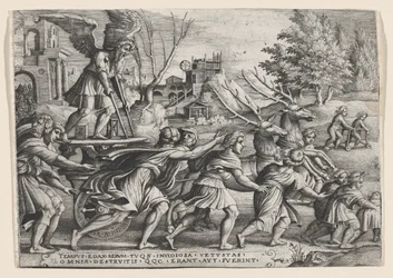 The Triumph of Time on Fame, från The Triumphs of Petrarch.