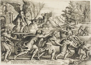 The Triumph of Time, tallrik fyra från The Triumphs of Petrarch