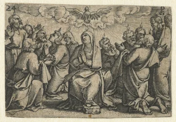 Den helige Andes utgjutelse Pingst Life of Christ (serietitel)