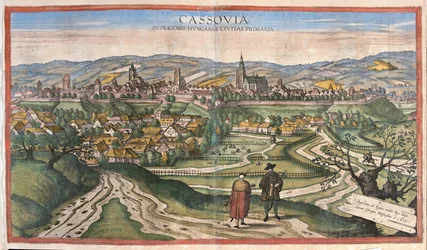 Kosice (Cassovia), Slovakien (gravyr