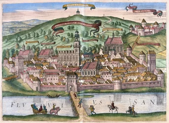 Przemysl, Polen (gravyr