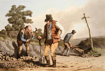Stone Breakers, från `Costume of Yorkshire