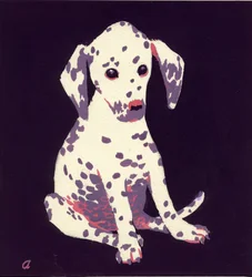 Dalmatisk valp, 1950-tal
