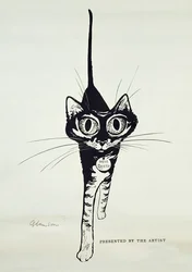 Move Quietly, ca 1962 (indisk bläck ombord)