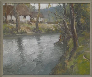 Grå dagen i Normandie, ca 1910 (olja på duk)