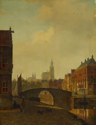Imaginary View of Arnhem, sent 1830-tal.