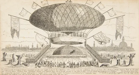 Den stora utställningen som ska bli av, sannolika resultat av alla nationers industri i..., 1850.