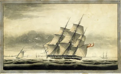 Trupptransportfartyget HMS "Akbar" (1806), 10 augusti