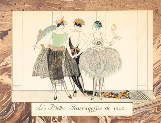 The Beautiful Sauvageffes från 1920, från Le Bonheur du Jour eller, Les Graces à la Mode, 1924.