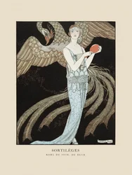 Sortilèges Evening Dress, De Beer (1922) av George Barbier