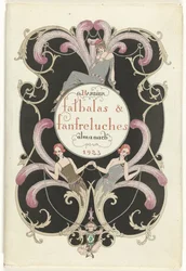 Modetidningen som förförerska. Volanger och krusiduller, almanacka över nutida, gångna och framtida moden för 1923, 2:a årgången