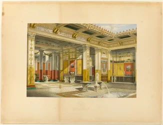 Den pompejanska gården i Crystal Palace. Digby Wyatt, Esq., arkitekt