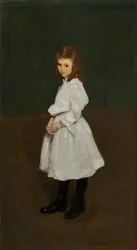 Liten flicka i vitt (Queenie Burnett)