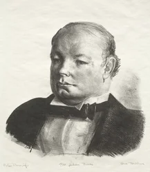 Porträtt av Julian Bowes