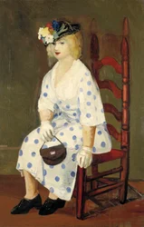 Den prickiga klänningen, 1927.