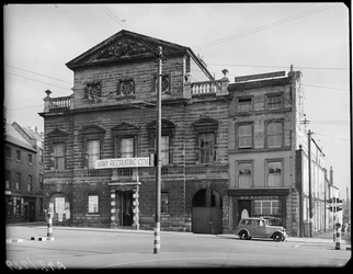 Derbys samlingsrum, Market Place, Derby, 1942.