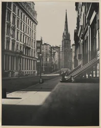 Wall Street, Manhattan (silvergelatintryck)