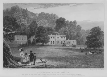 Killerton House, Devon (gravyr)