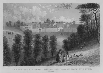 The House of Correction, etc för County of Devon, Exeter (gravyr)