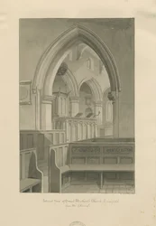 Lichfield - Interiör av St. Michael