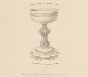 Teddesley Park - Chalice: pennteckning, nd [?1800-talet] (teckning)