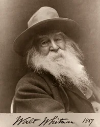 Porträtt av Walt Whitman 1887