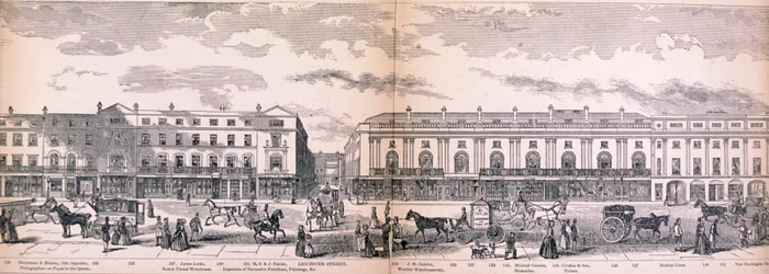 Panorama över London, 1849